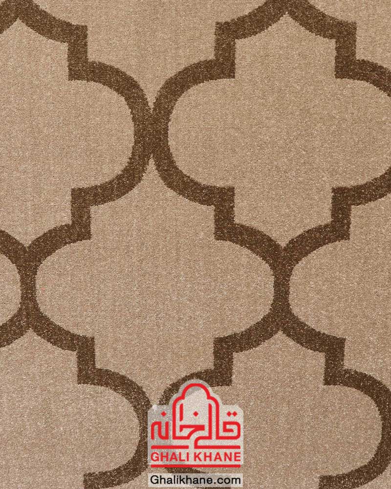 گلیم فرش ماشینی ساوین کد 2008 شکلاتی