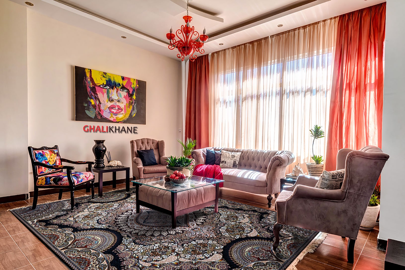 فرش زمرد مشهد 700 شانه کد 25009 سرمه ای