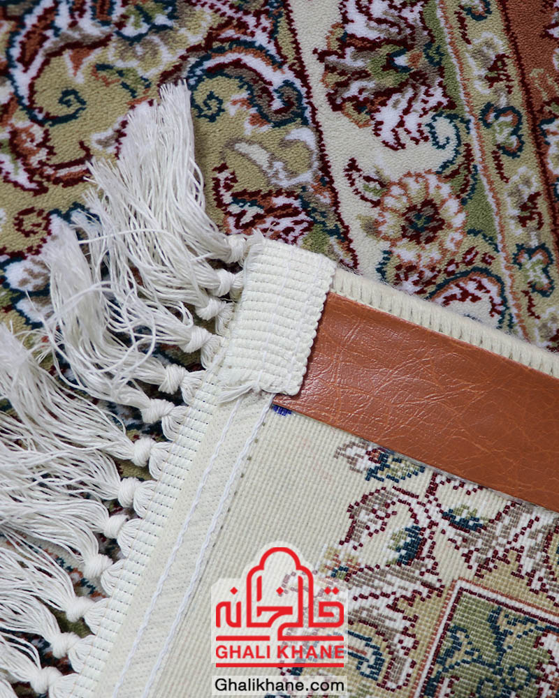 فرش زمرد مشهد 700 شانه کد 14003 کرم