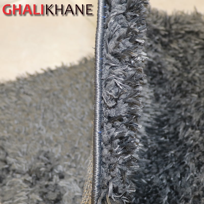 فرش شگی پرزبلند مدل فلوکاتی مات نوک مدادی