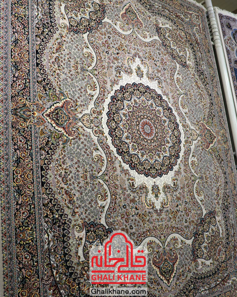 فرش نگین مشهد 700 شانه کد 2580 فیلی