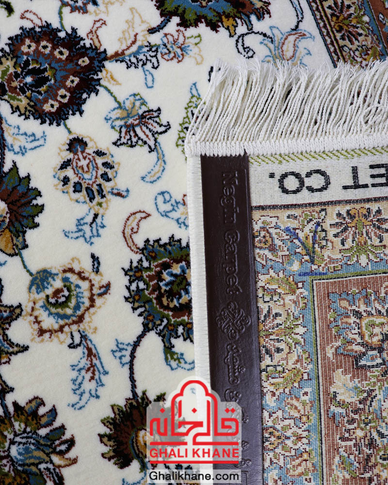 فرش نگین مشهد 700 شانه کد 2591 کرم