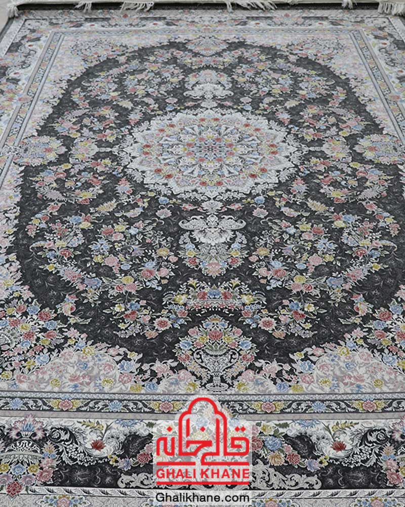 فرش ماشینی تهران 1200 شانه طرح پردیس دودی