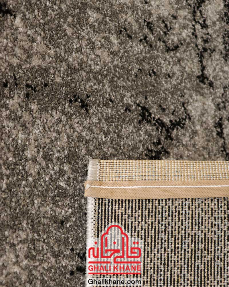 گلیم فرش ماشینی ساوین طرح میداس طوسی