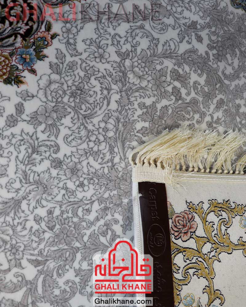 فرش مشهد کد 802081 کرم