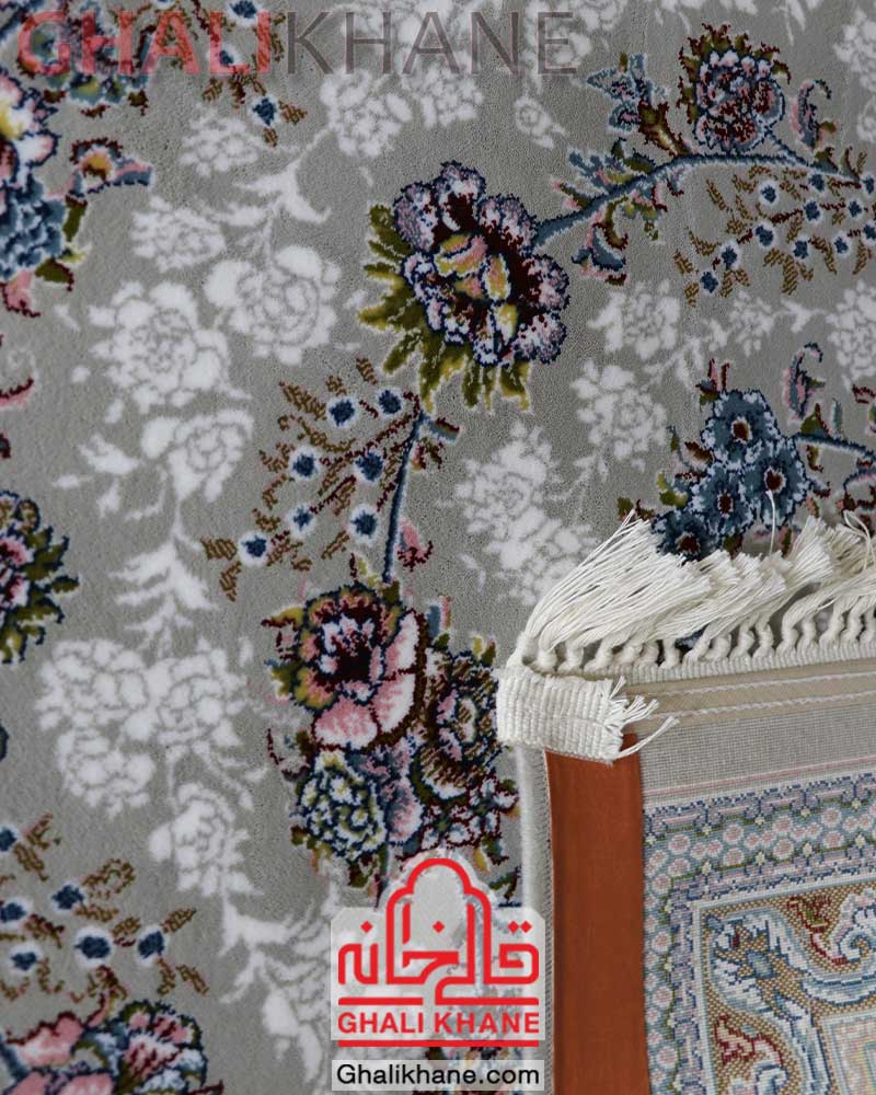 فرش زمرد مشهد 700 شانه کد 25069 طوسی