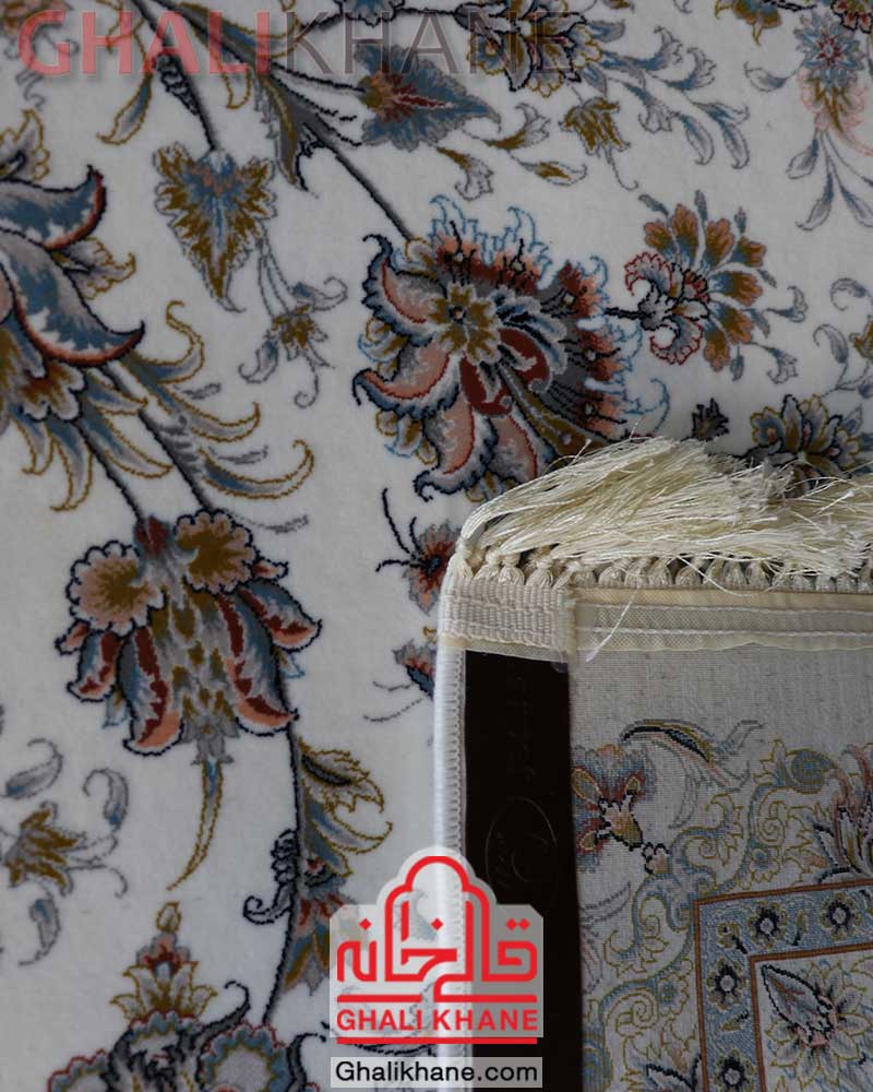 فرش مشهد کد 802080 کرم