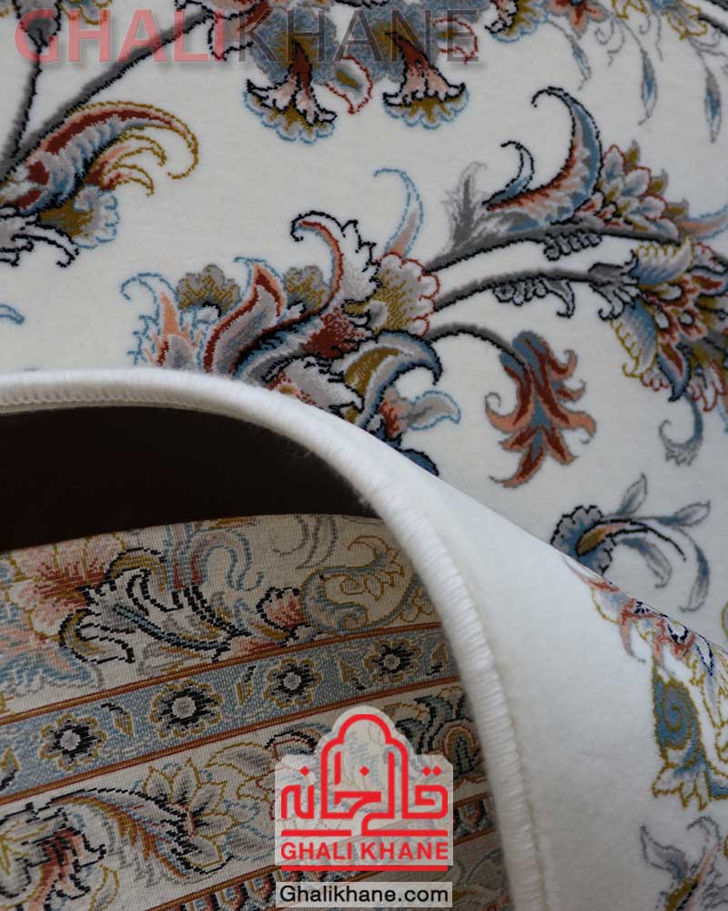 فرش مشهد کد 802080 کرم