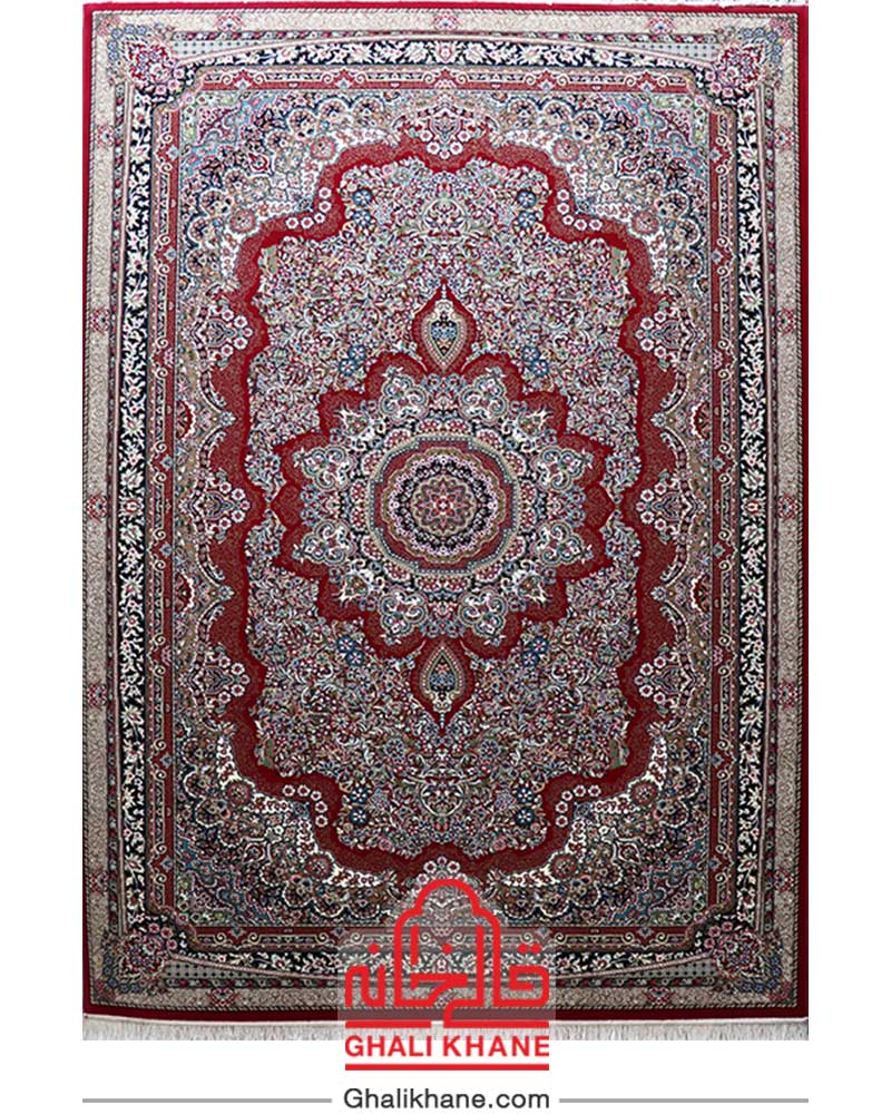 فرش زمرد مشهد 500 شانه کد 18116 لاکی