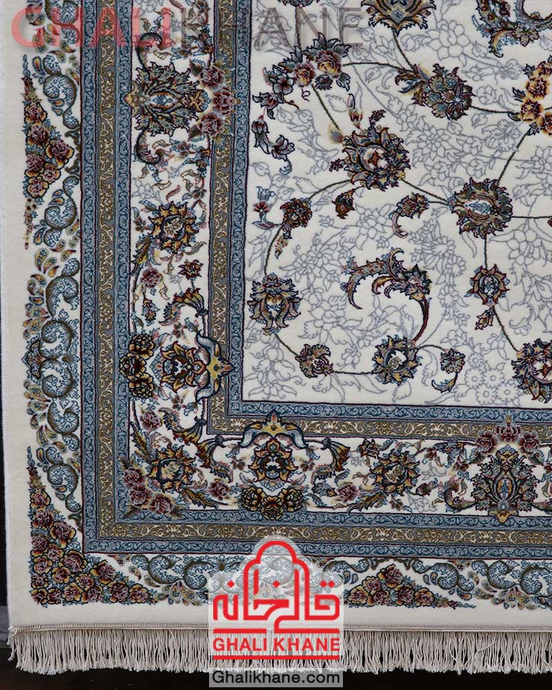 فرش مشهد کد 722130 کرم