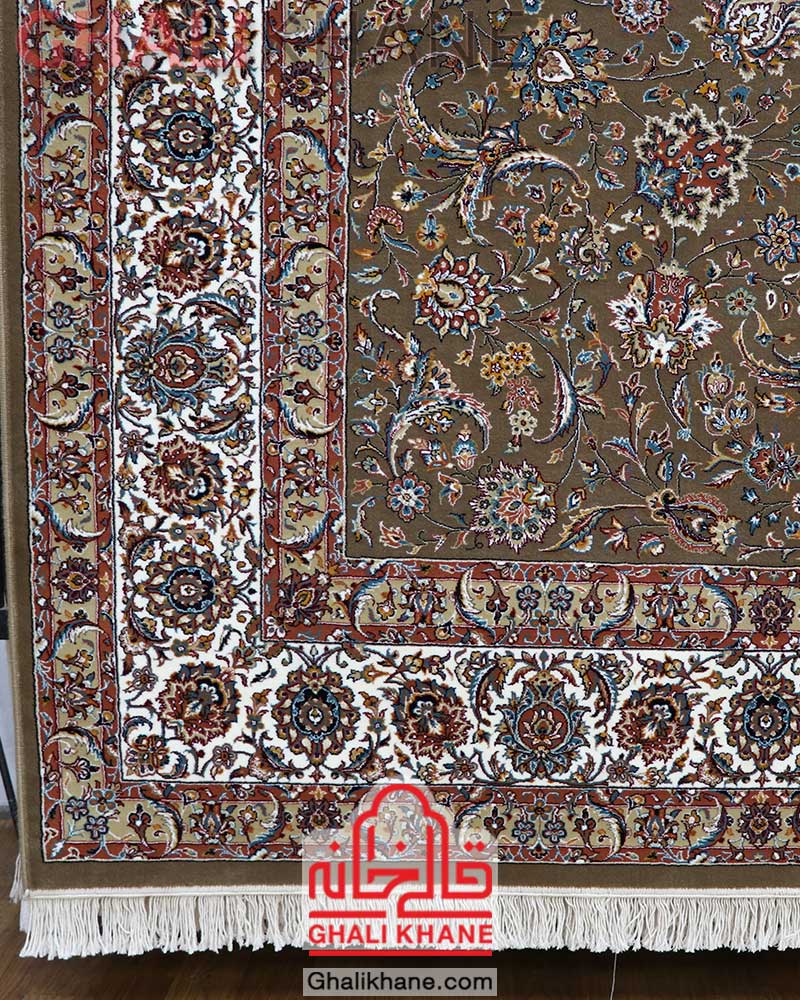 فرش ماشینی مشهد کد 722086 گردویی