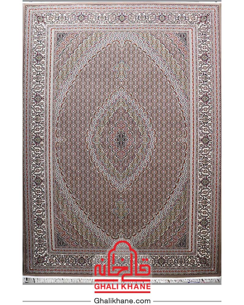 فرش زمرد مشهد 700 شانه کد 14016 ریزماهی گردویی