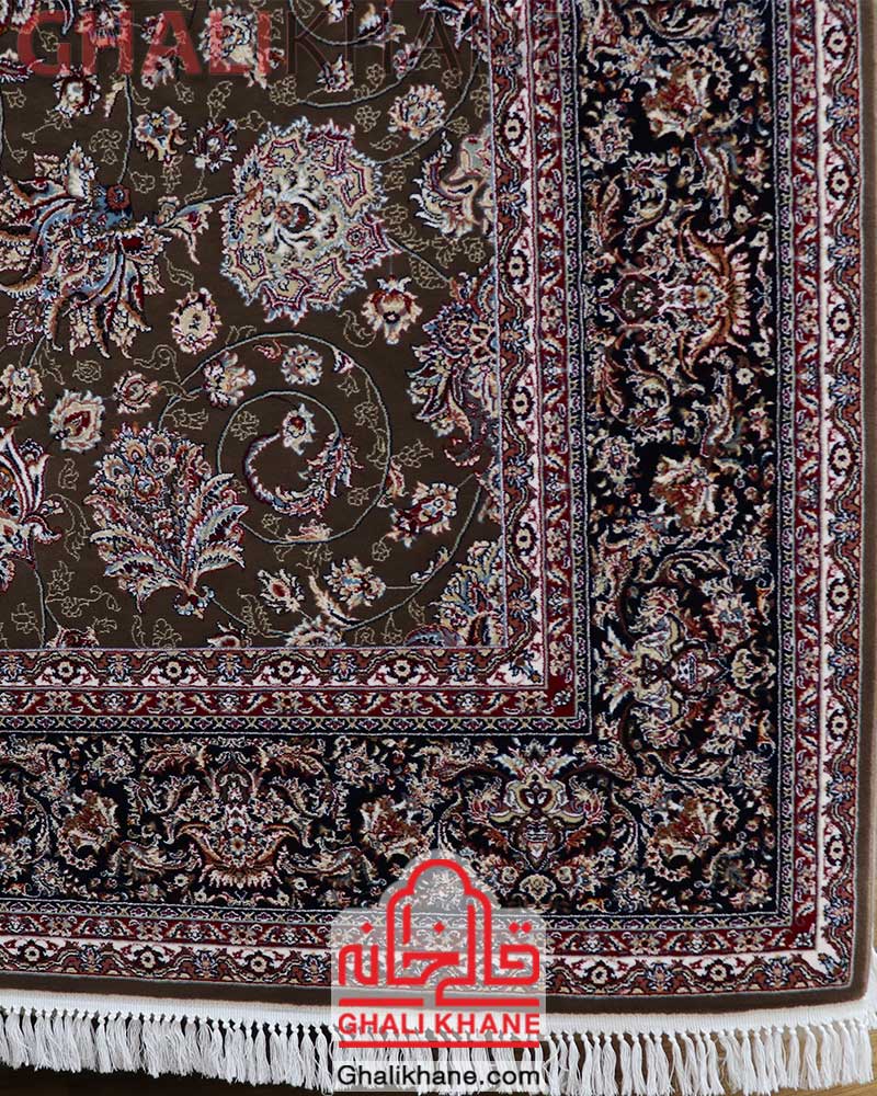 فرش زمرد مشهد کد 25010 گردویی