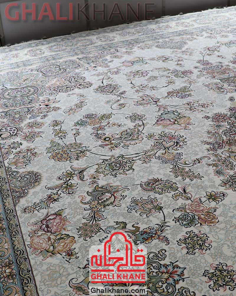 فرش مشهد کد 815011 کرم