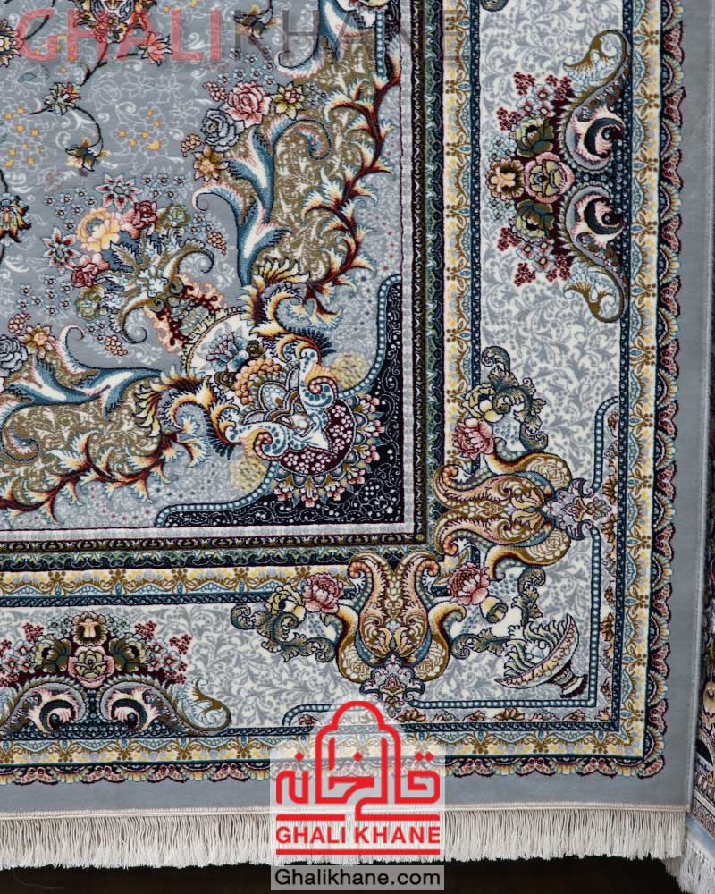 فرش ماشینی مشهد کد 722216 طوسی
