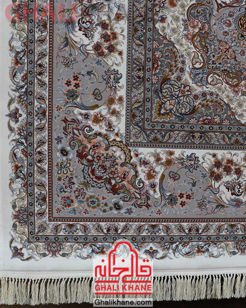 فرش مشهد کد 802080 کرم