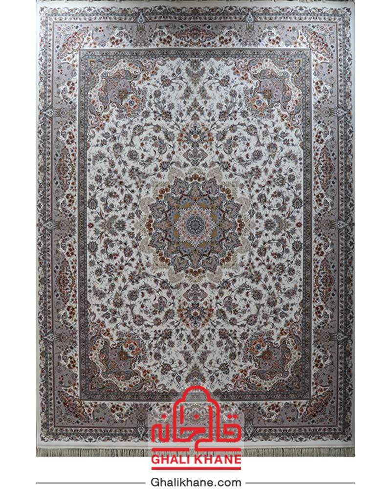 فرش مشهد کد 802080 کرم