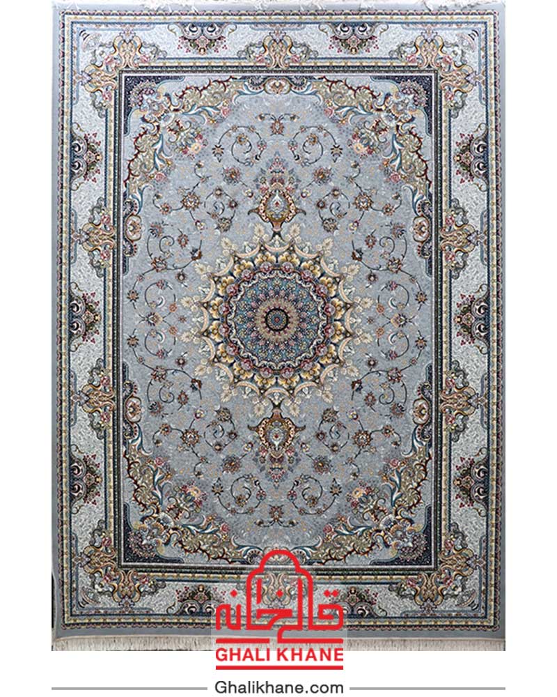 فرش ماشینی مشهد کد 722216 طوسی