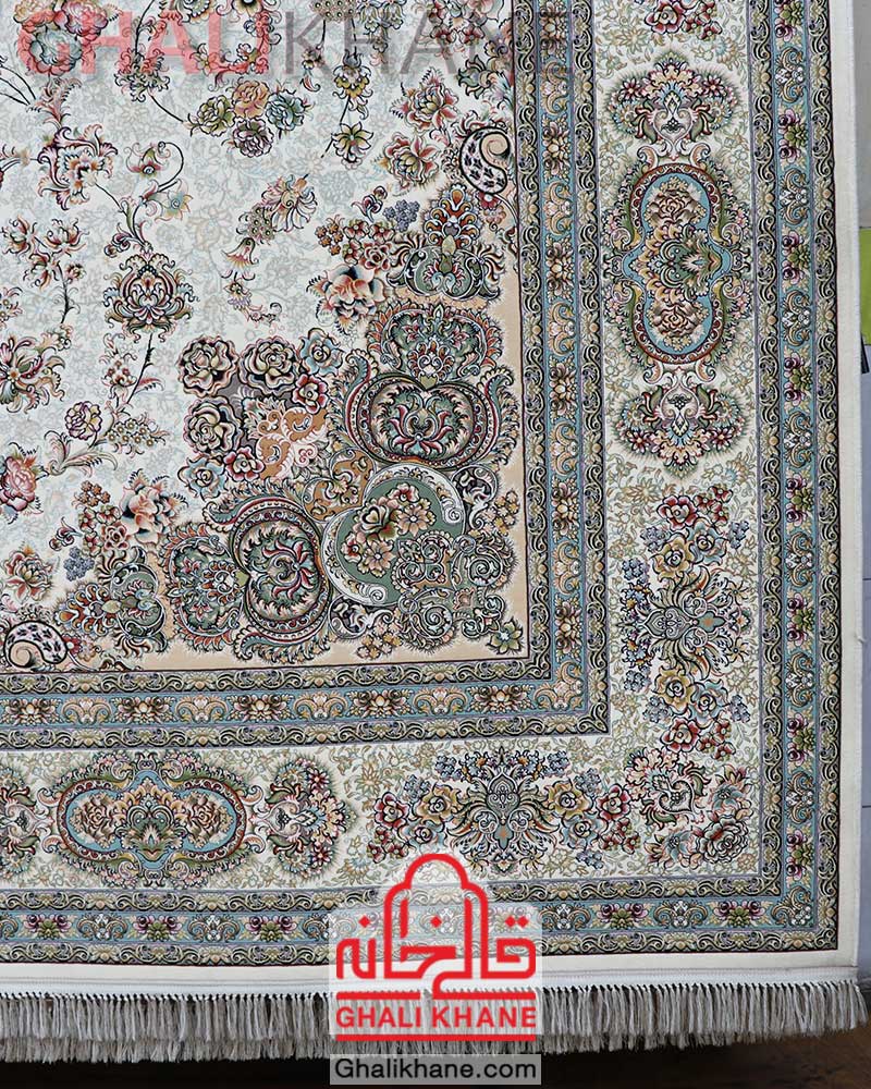 فرش مشهد کد 815011 کرم