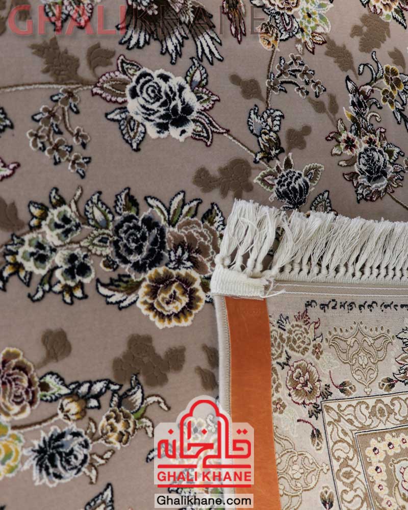 فرش ماشینی زمرد مشهد کد 22006 موزی