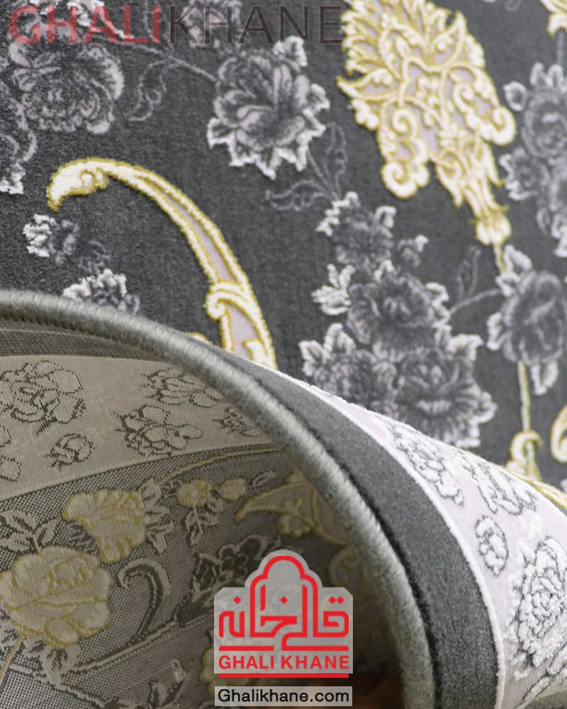 فرش ماشینی طلاکوب