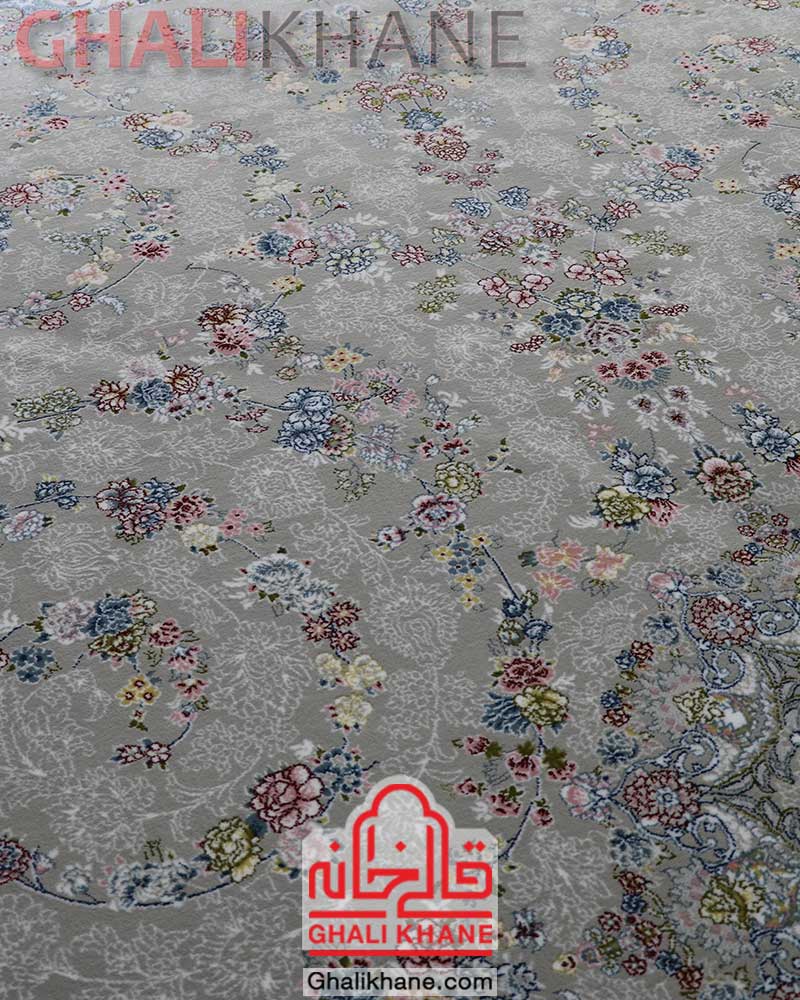 فرش زمرد مشهد 700 شانه کد 25072 طوسی