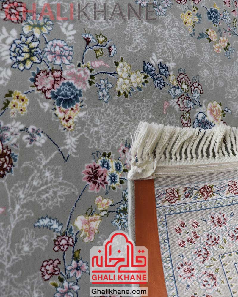 فرش زمرد مشهد 700 شانه کد 25072 طوسی