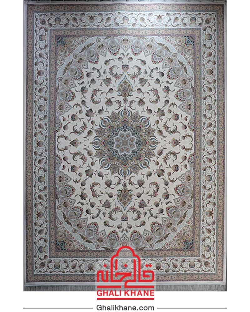 فرش مشهد کد 815005 کرم