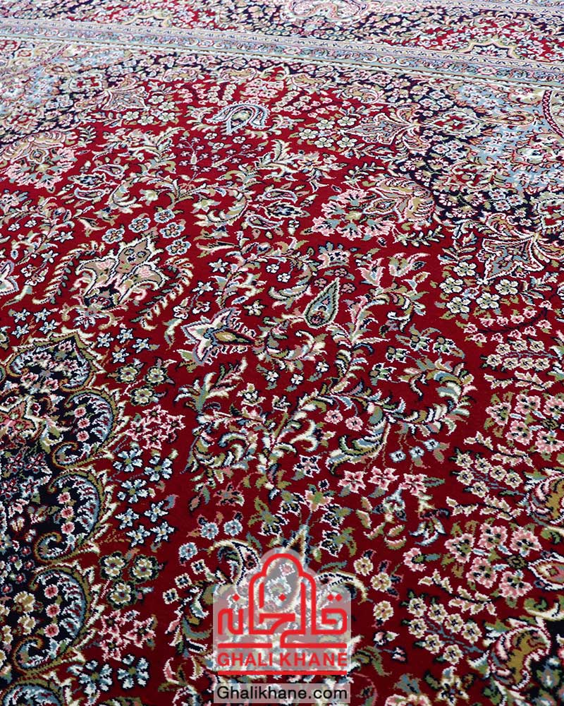 فرش زمرد مشهد 500 شانه کد 18110 لاکی