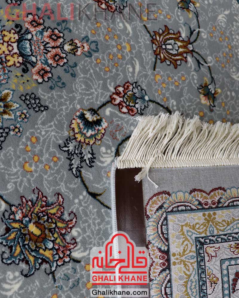 فرش ماشینی مشهد کد 722216 طوسی