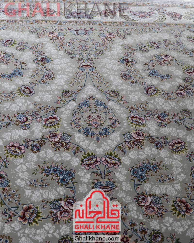 فرش زمرد مشهد 700 شانه کد 25069 طوسی