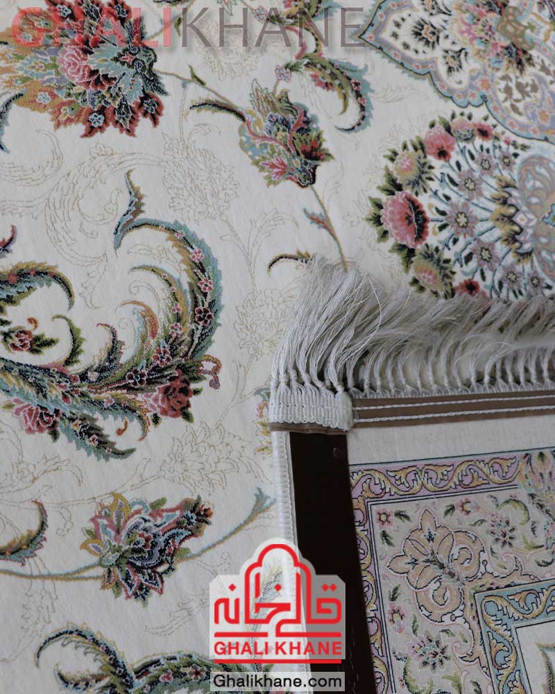 فرش مشهد کد 815005 کرم