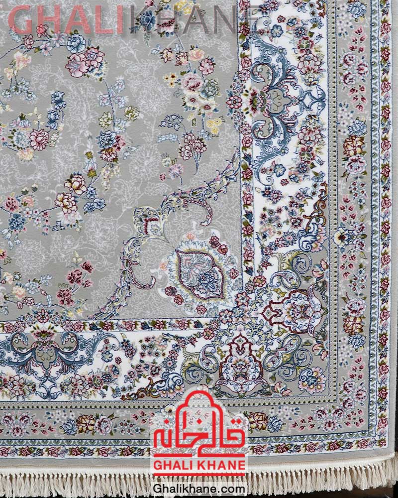 فرش زمرد مشهد 700 شانه کد 25072 طوسی