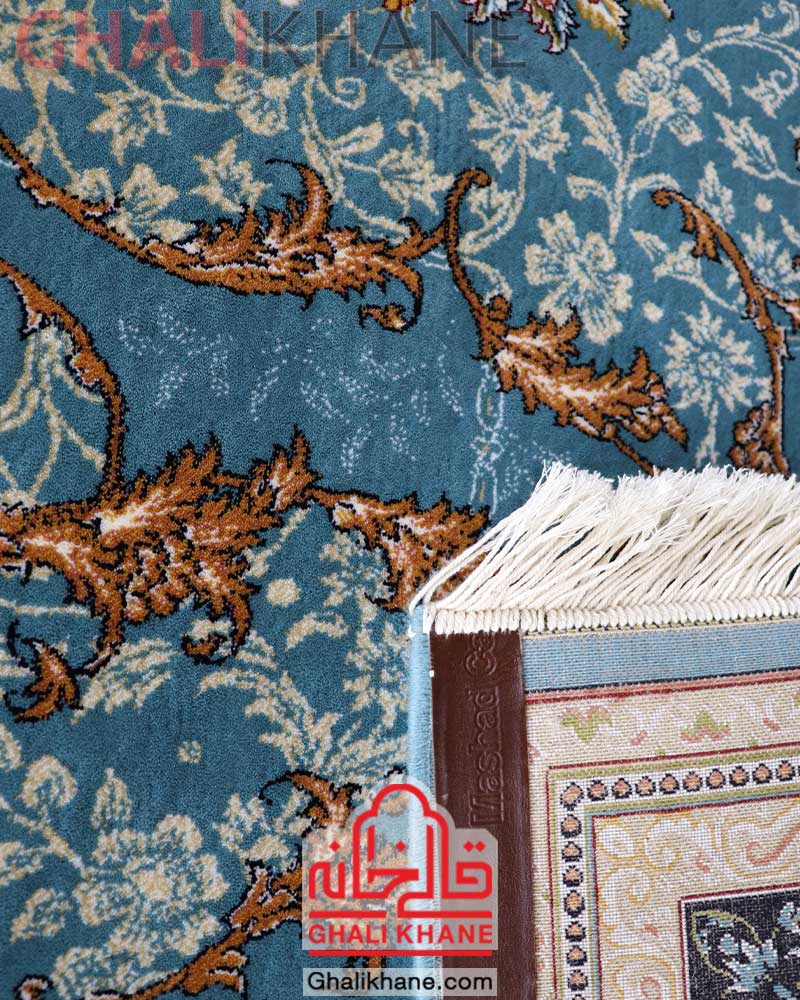 فرش نگین مشهد 700 شانه کد 2598 هیوا آبی