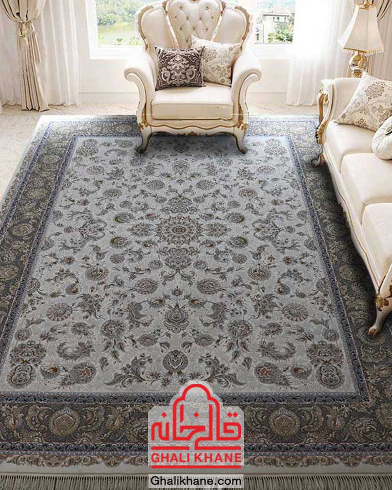 فرش مشهد کد 802078 کرم