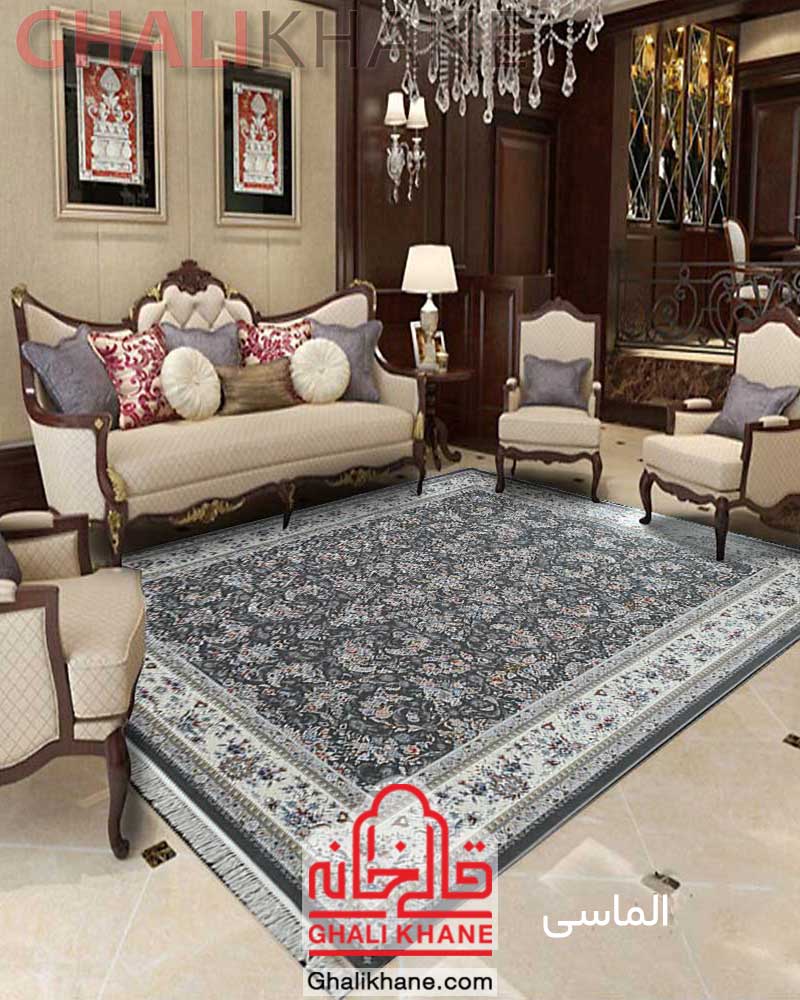 فرش زمرد مشهد کد 37001 الماسی