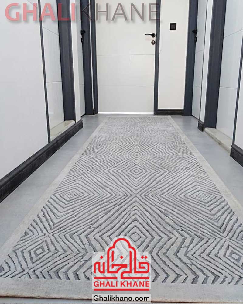 فرش طرح پلاتینیوم کد 5005 طوسی