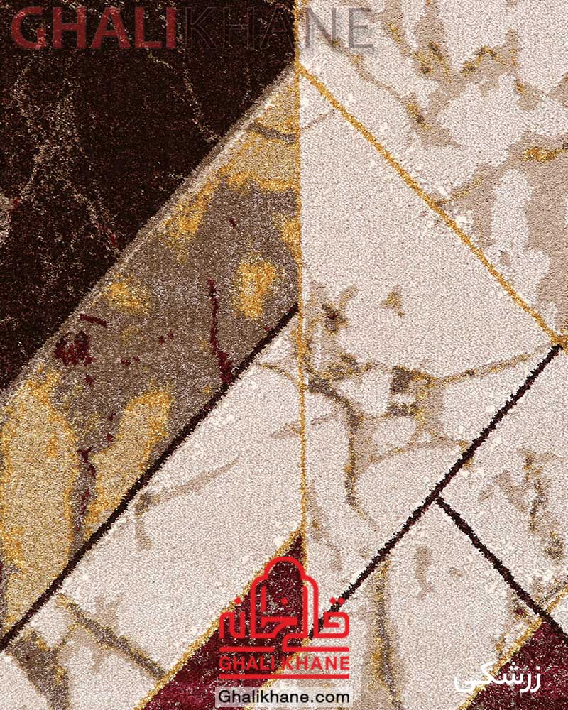 فرش ساوین طرح بنجامین زرشکی