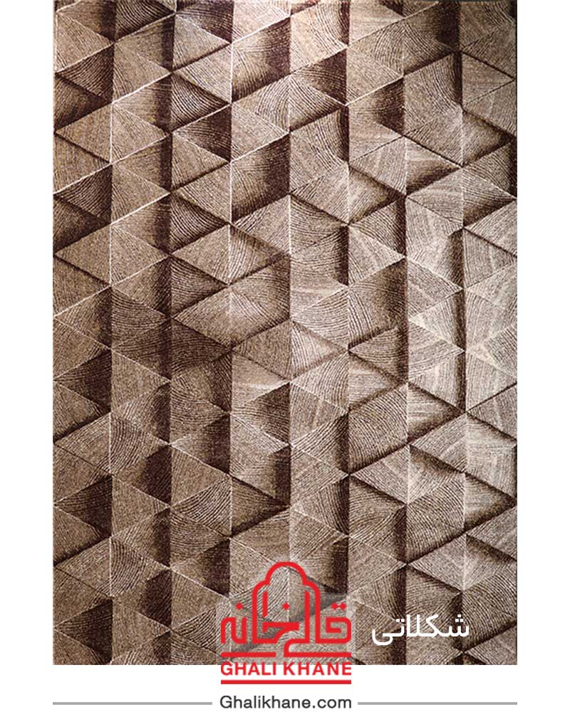 فرش ساوین طرح حوران شکلاتی