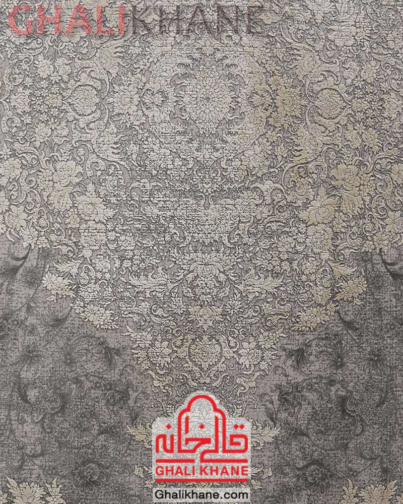 فرش فانتزی طوسی