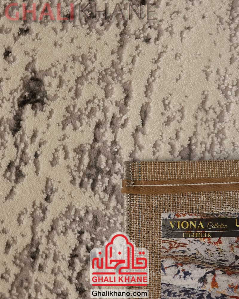 گلیم فرش ساوین طرح نوژا کرم