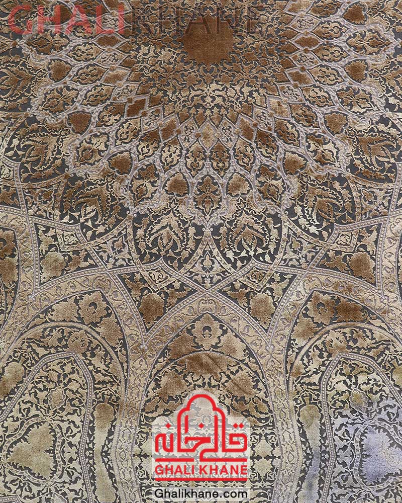 فرش مدرن طلایی
