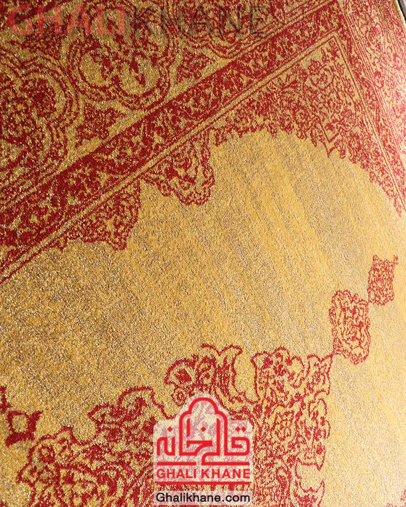 فرش ساوین کد 7760 طلایی