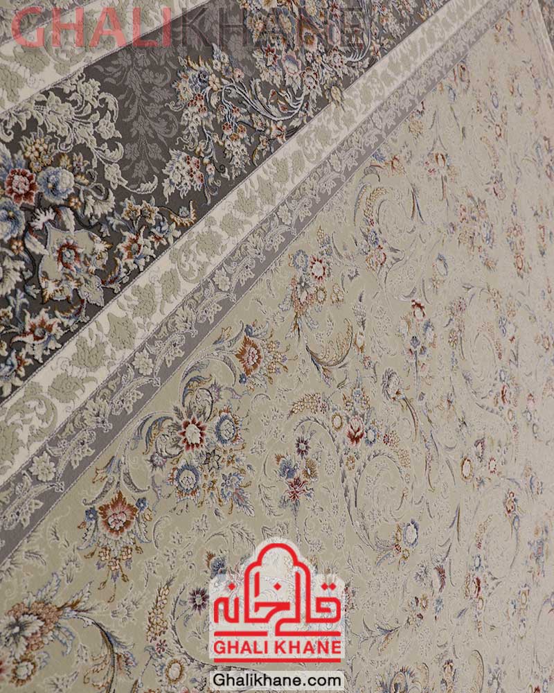 فرش افشان ماشینی بژ