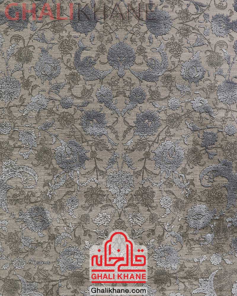 فرش طوسی بنفش
