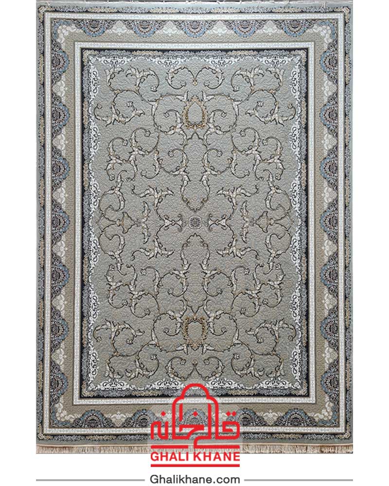 فرش نگین مشهد کد 2608 نقره ای