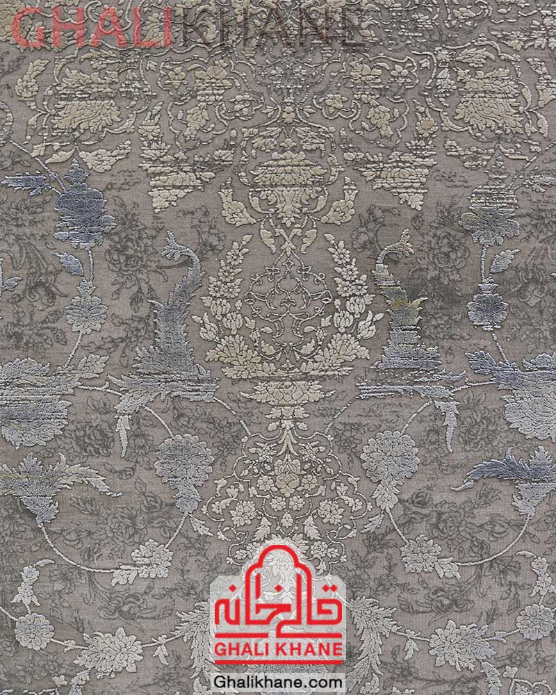 فرش طوسی بنفش