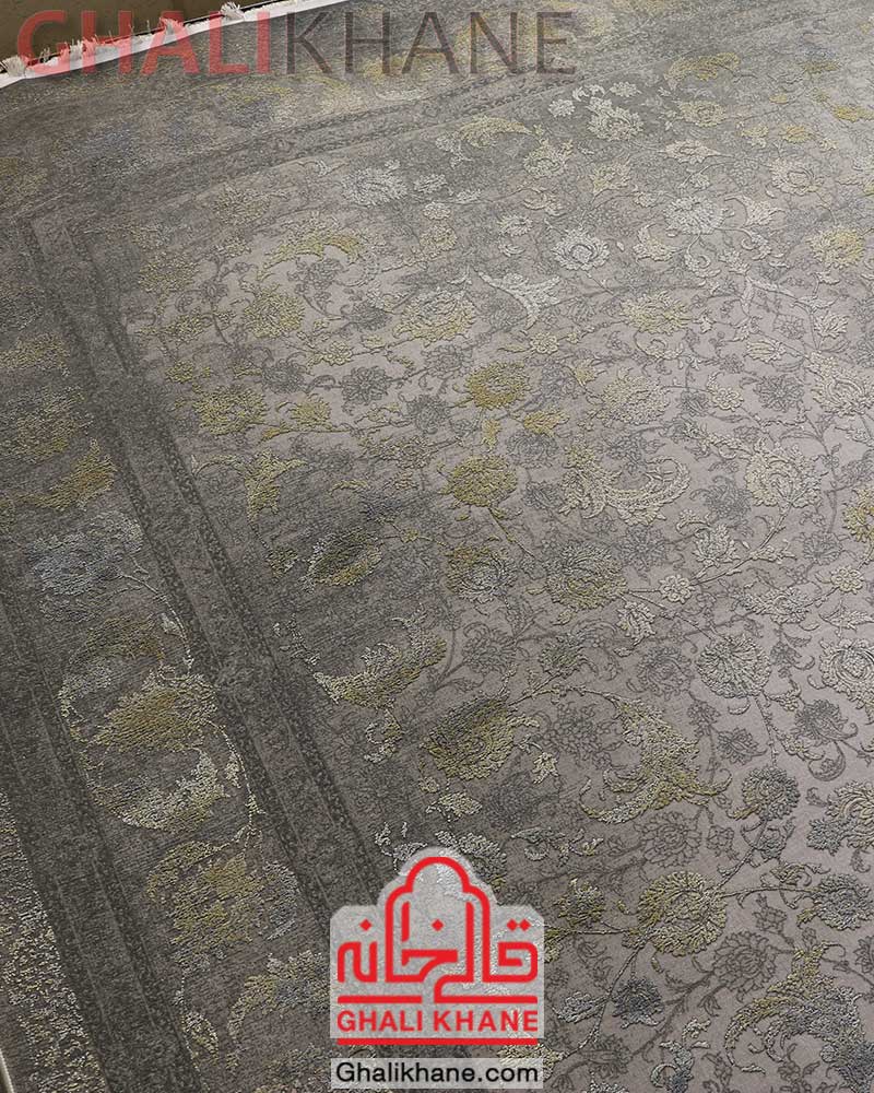 فرش وینتیج افشان طوسی