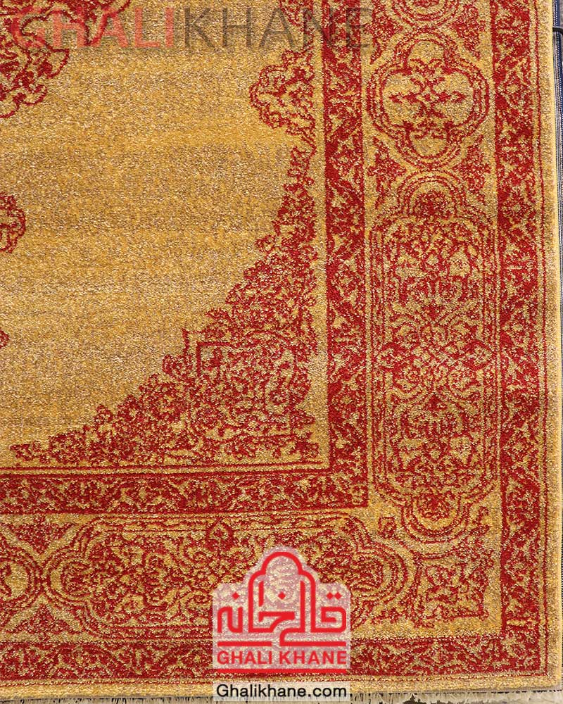 فرش ساوین کد 7760 طلایی