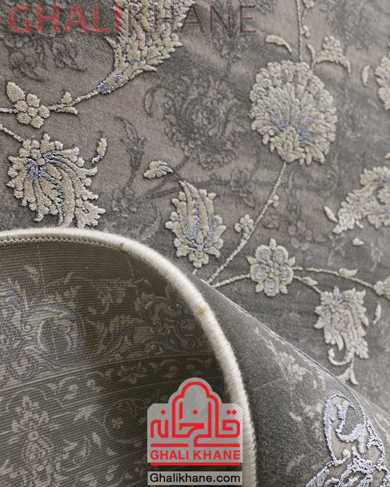 فرش افشان مدرن 1200 شانه نخ بامبو